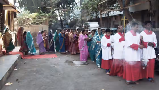 Marathi Christians — Crucession of Marathi Christian in India