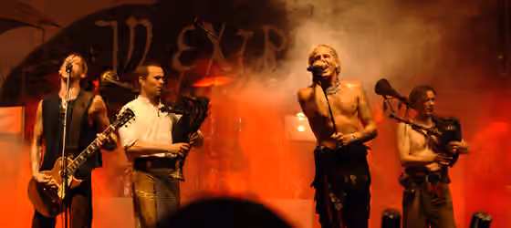 Medieval metal — The German band In Extremo in concert.
