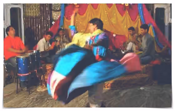 Bacha Nagma — a dancer dancing
