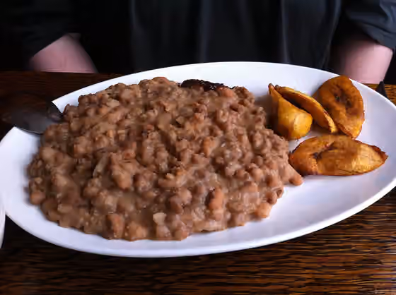 Ewa aganyin — From Nigerian restaurant Moya Ma, Walworth London SE17.