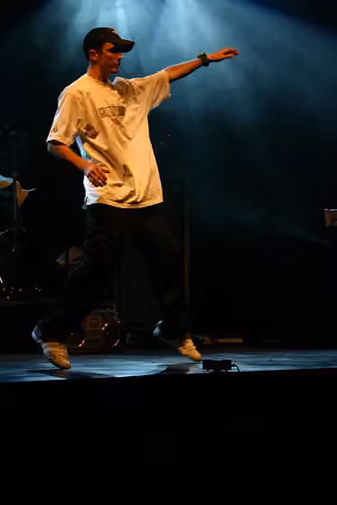 Popping — From a popping performance choreographed and performed by Stefan Bootin.