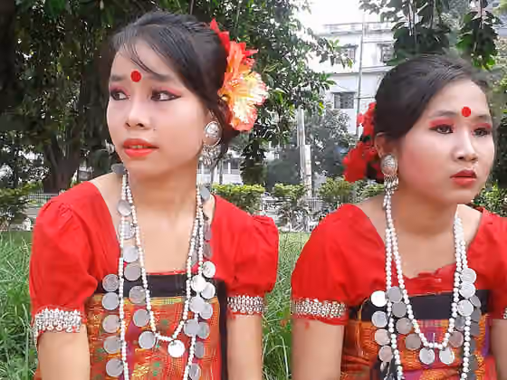 Suku Chakma — Chakma Dancers, Indigenous People's Day, 2014, Dhaka, Bangladesh