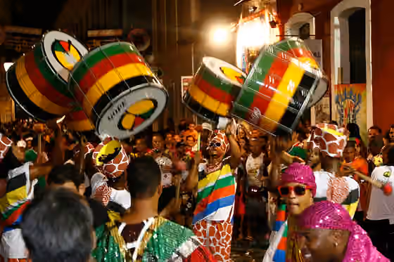 Music of Latin America — Carnaval 2010 - segundo dia de festa no circuito batatinha no Centro Historico de Salvador