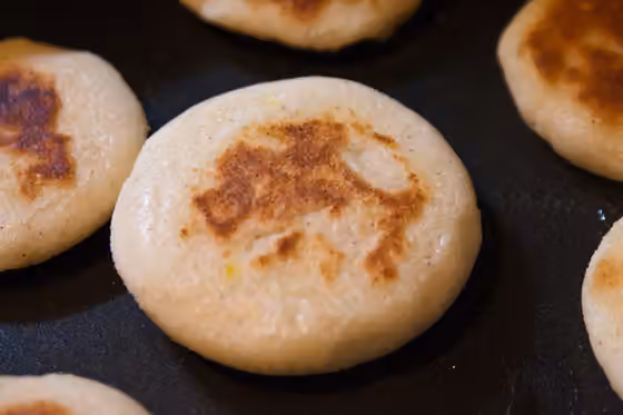 Arepa — Arepas, in Venezuela.