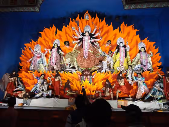 Bengalis in Tripura — Durga puja at Agartala