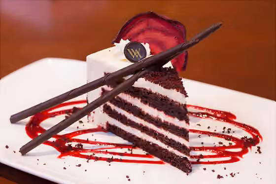 Red velvet cake — Red Velvet Cake, prepared by Waldorf Astoria New York