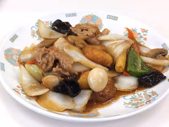 Babaocai — 八宝菜 。 餃子の王将 にて