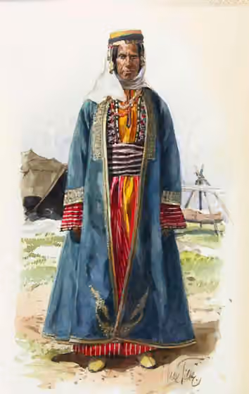 Kurds in Georgia — Kurd Woman in tradiotional clothes