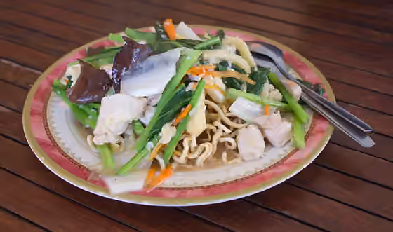 Ifu mie — A plate of I Fu Mie noodles