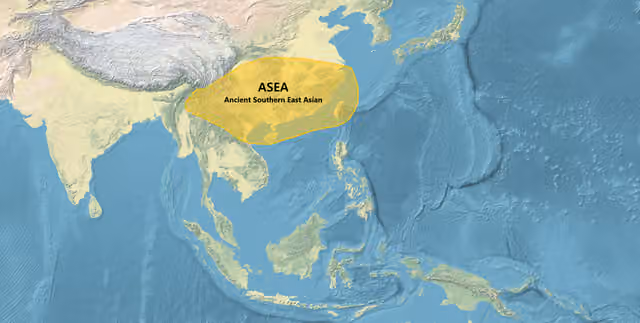 Ancient Southern East Asian — ASEA (Ancient Southern East Asian) map