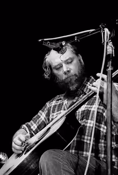 American primitive guitar — Picture of John Fahey took in Paris in 1984 during a gig Credit Pascal Chassin