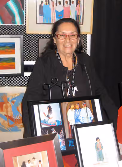 Peoria people — Shawnee-Delaware-Peoria artist and educator, Ruthe Blalock Jones