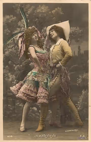 Maxixe (dance) — La matchiche, mattechiche ou maxixe, parfois appelée tango brésilien, danse née à Rio de Janeiro en 1868.