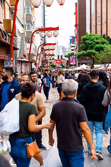 Japanese community of São Paulo — Praça da Liberdade, a public square in São Paulo in the district of the same name.