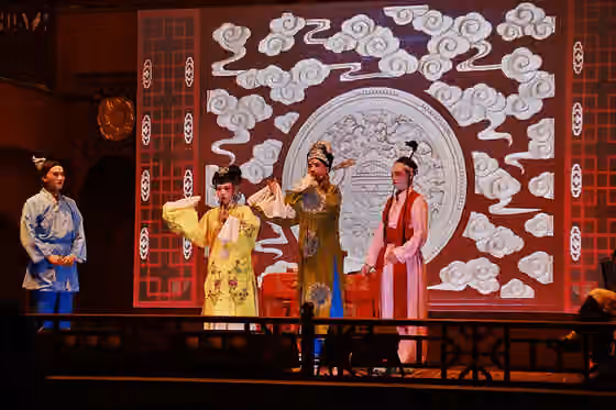 Huaguxi — Public opera performance in Changsha Huo Gong Dian