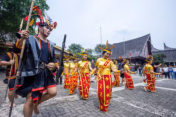 Nias — Moyo Dance is a traditional dancing from Nias, North Sumatera