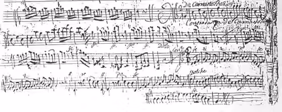 Contradanza — Contradansa catalana de ca.