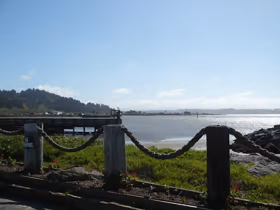 Wiyot — Humboldt Bay looking south from King Salmon, California.