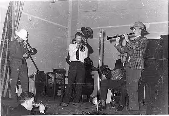 Trad jazz — London's Tranquil Valley Stompers, 1961.