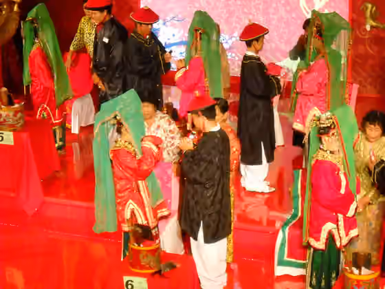 Tionghoa Benteng — Mass wedding ceremony of Cina Benteng, Jakarta