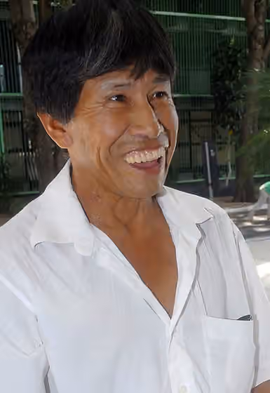 Guarani-Kaiowá — Chief Hamilton Lopez of the Guarani Kaiowá people