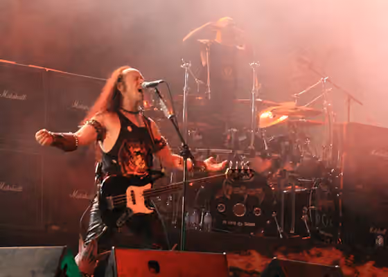 First-wave black metal — Venom playing at Hellfest in 2008.