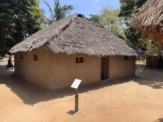Mwera people — Outside look of a traditional house used by Mwera Tribe in Tanzania