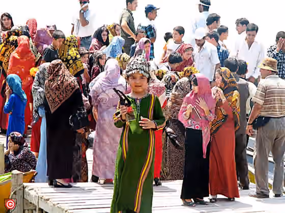 Iranian Turkmens — Iranian turkmen in Bandar Torkman, Golestan Province.