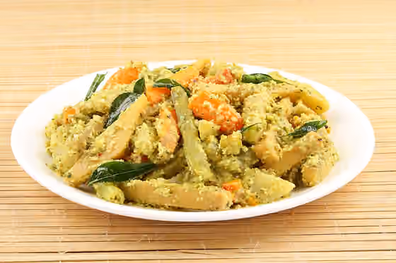 Avial — Avial is a traditional side dish served as an accompaniment to rice.