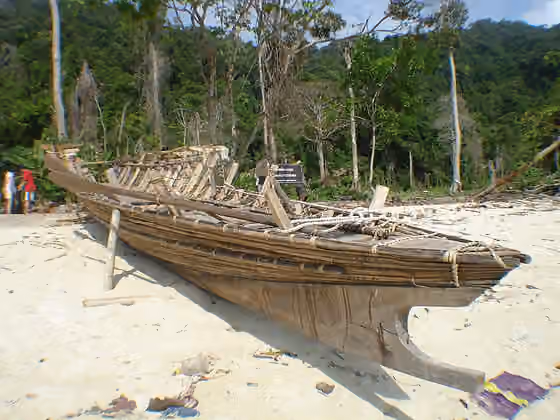Moken — A Moken boat at Surin Island, Thailand Photographer: Ronnakorn Potisuwan