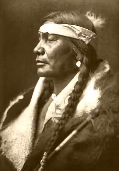 Gros Ventre — A Gros Ventre named Assiniboin Boy.