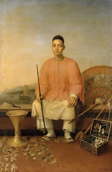 Magua (clothing) — Portrait of Kan Gao