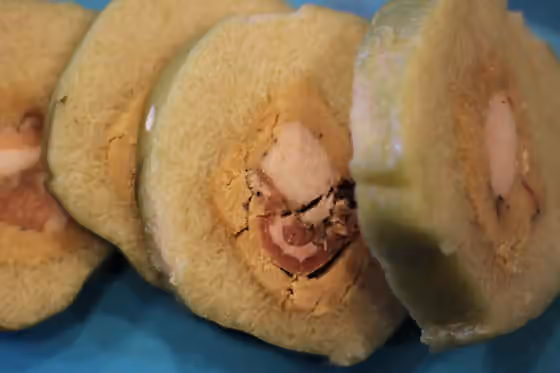 Bánh tét — Traditional southern-vietnamese sticky rice cake called "banh tet".