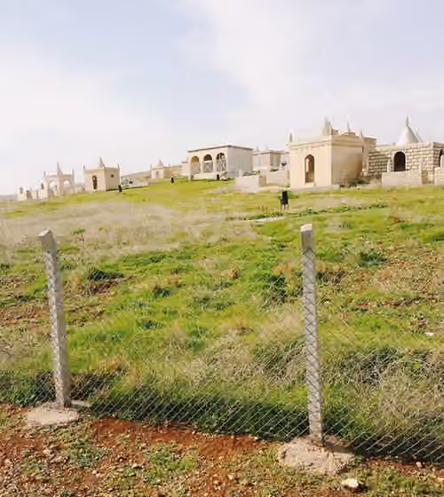 Yazidism in Turkey — Yazidi cemetery Goristana Hesen Begê in Turkey