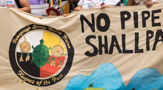 Ramapough Mountain Indians — March for a Clean Energy Revolution Philadelphia (7/24/16)