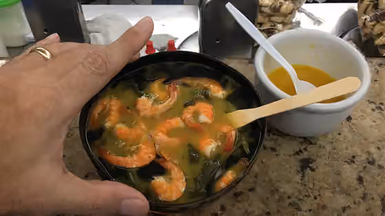 Cuisine of Pará — Tacacá is a soup common to North Brazil, particularly in the states of Acre, Amazonas, Rondônia and Pará, and is well loved and widely consumed.
