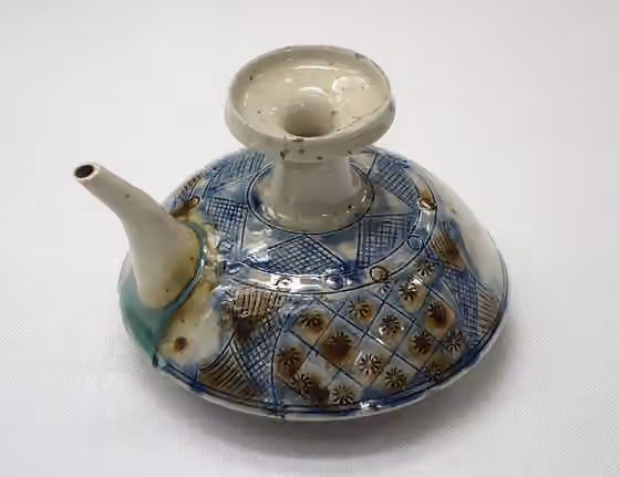 Tsuboya ware — Exhibit in the Tokyo National Museum, Tokyo, Japan.