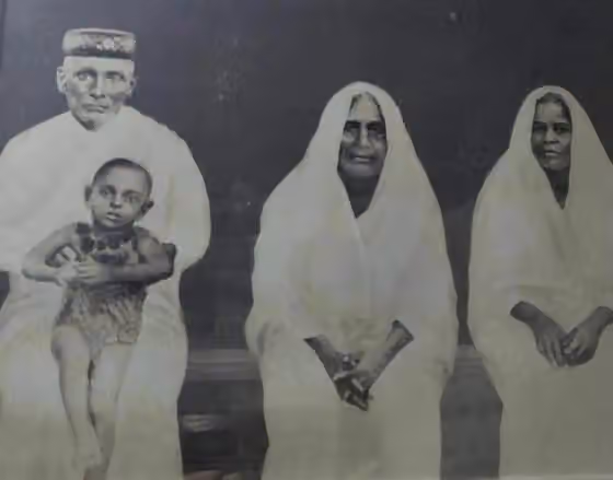Knanaya — Ethappan Parel, his two sisters, and grandson Professor P.L.