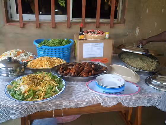 Hidangan Burkina Faso — This is an image of food from