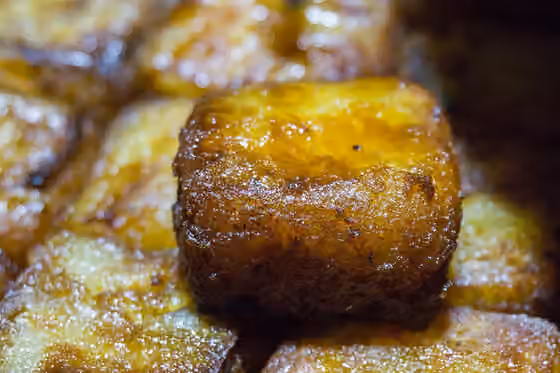 Sarbhaja — Shorbhaja is a Bengali sweet from the town of Krishnanagar which is made with layers of thickened milk cream, fried and then dipped in sugar syrup.