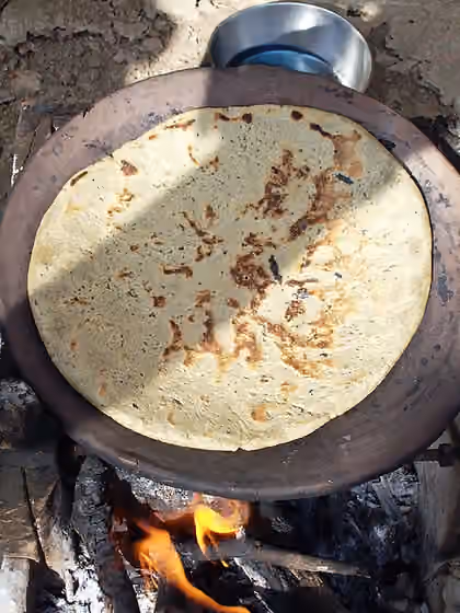 Roti tak beragi — food of normal day in kutch gujarat
