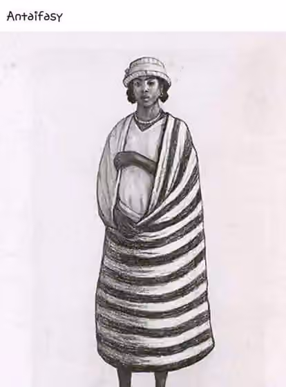 Antaifasy — An Antefasy woman in a traditional clothing style