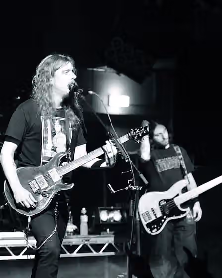 Death metal teknikal — Opeth, Munich Backstage Werk, Saturday 6 December 2008 Mikael Åkerfeldt, Martin Mendez