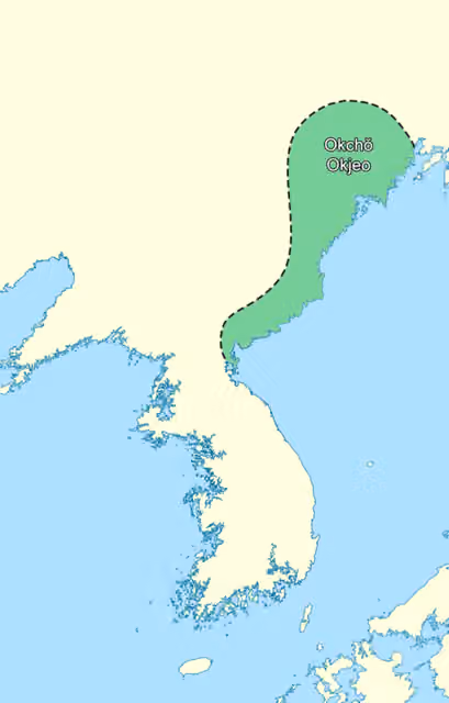 Okjeo — Map of Okjeo