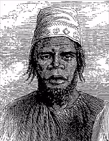 Yalunka people — "Djalonké" (Types et portraits) dans Le Tour du monde , 1861 (3 / 1e semestre), p.