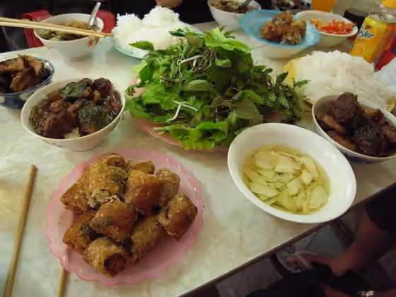 Bún chả — Highly recommended.