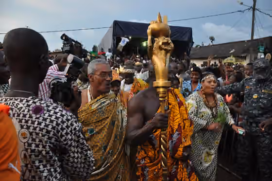 Nzema people — This is an image of Cultural Fashion or Adornment from