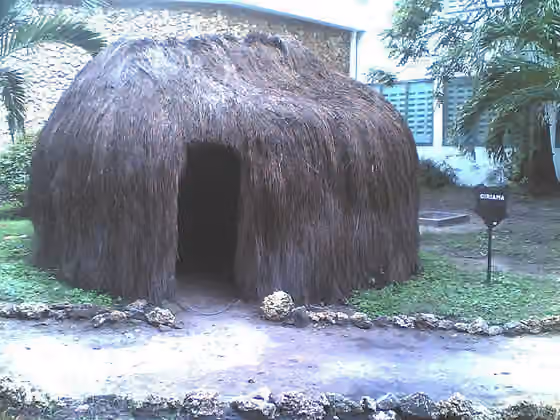 Giriama people — A replica of a Giriama hut at the Sarova White Sands Hotel in Mombasa, Kenya.