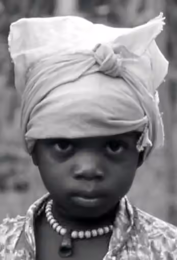 Suku Kpelle — Kpelle girl, Kpaiyea, Liberia (West Africa)