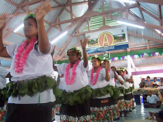 Dance in Kiribati — Bonriki International Airport welcome, Kiribati